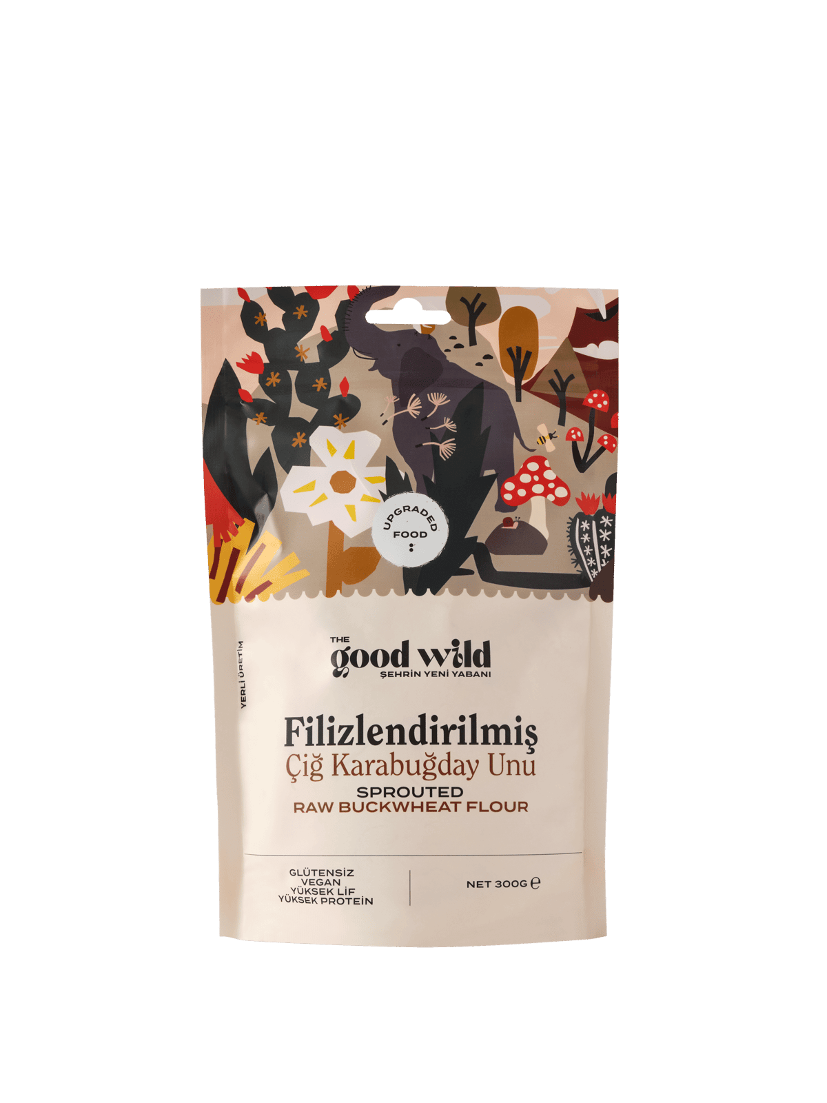 Filizlendirilmiş Çiğ Karabuğday Unu 300 g