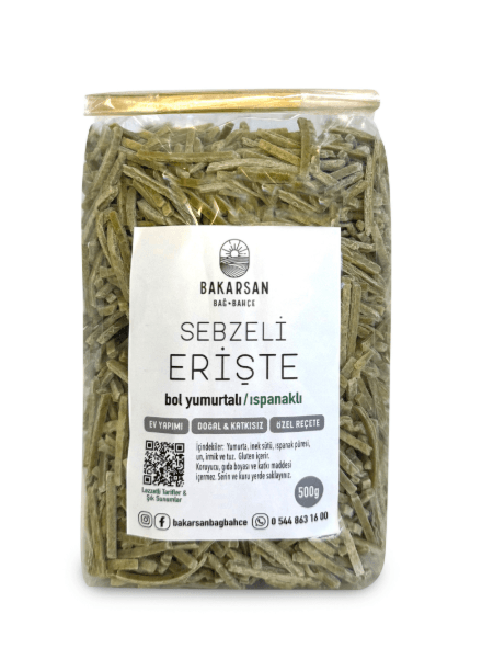 Ispanaklı Erişte 1000 Gr