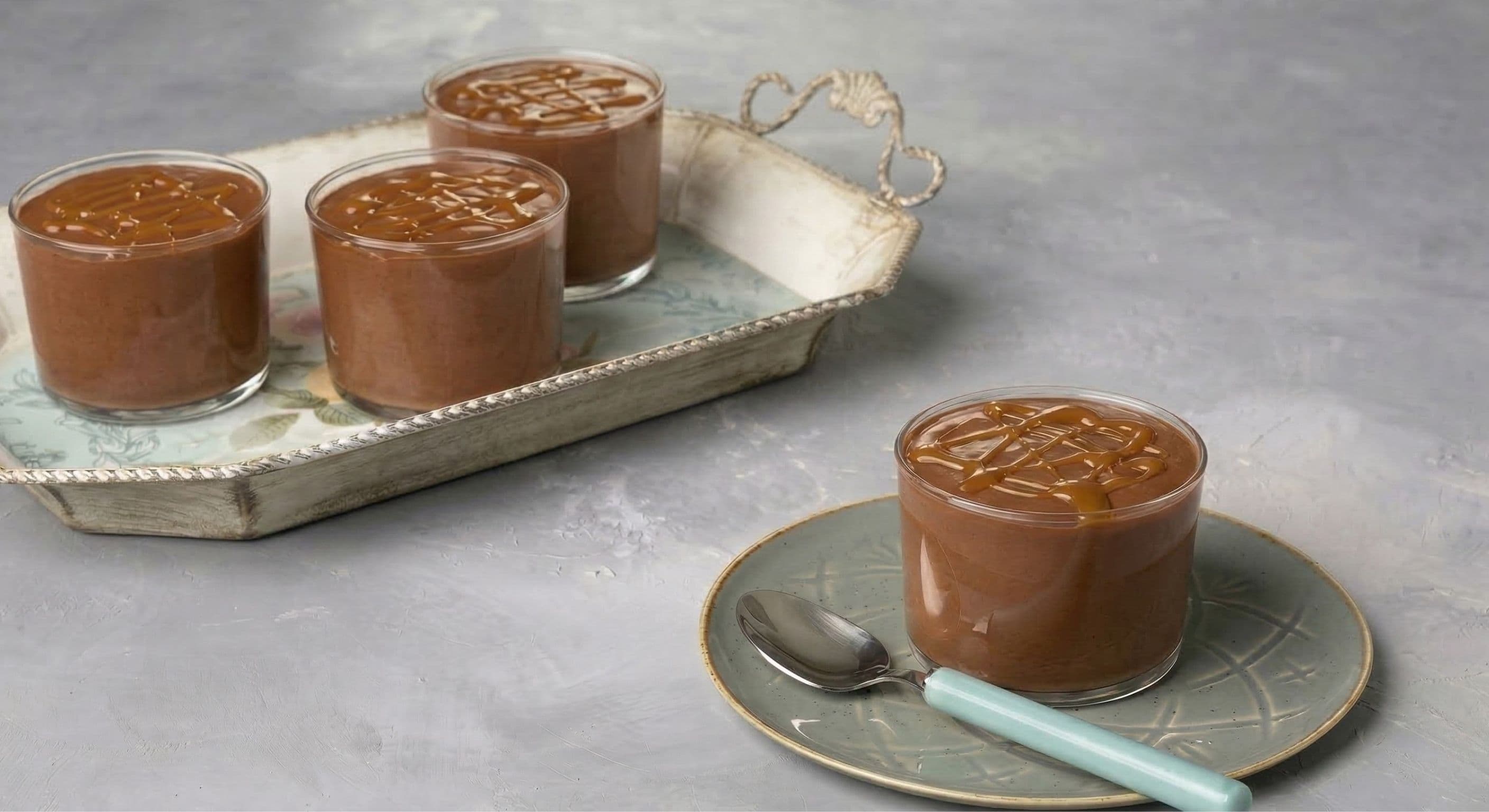 Fındık & Karamel Dokunuşlu Çikolatalı Mousse