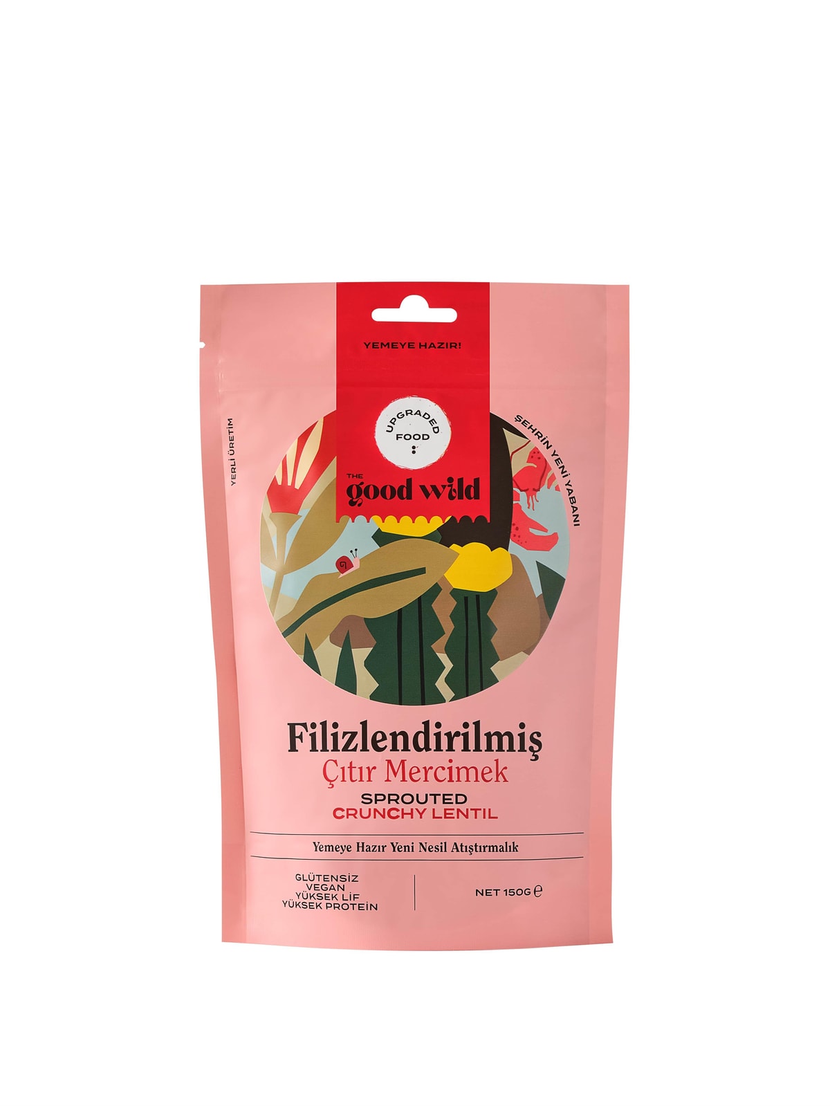 Filizlendirilmiş Çıtır Mercimek 150 g