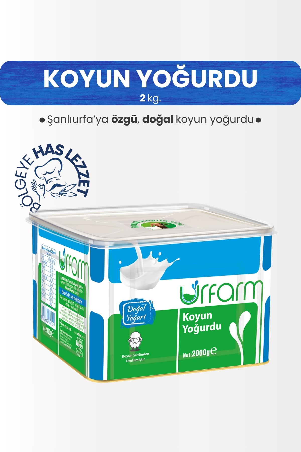Koyun Yoğurt 2 Kg.