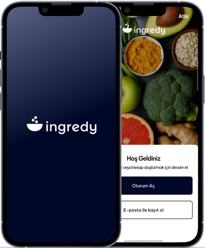 Ingredy mobil uygulaması